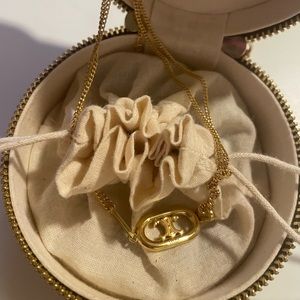 CELINE MAILLON TRIOMPHE NECKLACE IN GOLD BRASS